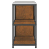 Kitchen Storage Set HATTEM 2 pcs Rusty Steel 3392665