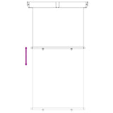 Balcony Side Awning 100% polyester iron steel 42035277