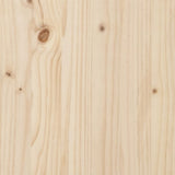 Bed Frame without Mattress 200x200 cm Solid Wood Pine 3104563