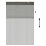 Roller Blind Grey 150 x 220 cm Bamboo 42039735