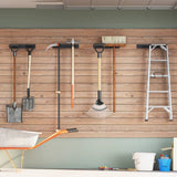 Garden Tool Storage Racks Wall Mounted 4 pcs Black Steel 3309654