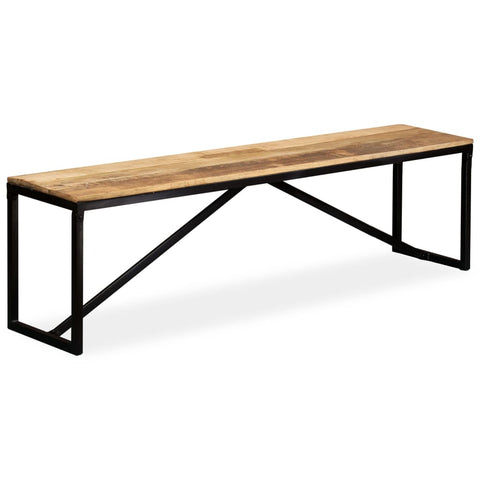 Bench Solid Mango Wood 160x35x45 cm 244904