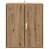 Shoe Cabinet Artisan Oak 60x35x70 cm Engineered Wood 856697