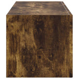 TV Wall Cabinet Smoked Oak 98 x 31 x 29.5 cm Engineered Wood 892239
