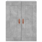 Highboard Concrete Grey 69.5x34x180 cm Engineered Wood 3199853
