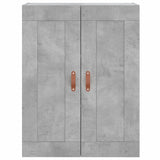 Highboard Concrete Grey 69.5x34x180 cm Engineered Wood 3199853