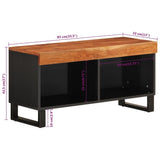 TV Cabinet 85x33x43.5 cm Solid Wood Acacia 352894