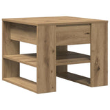 Coffee Table Artisan Oak 55.5x55x45 cm Engineered Wood 856819