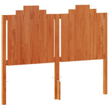 Headboard Wax Brown 135 cm Solid Wood Pine 844283