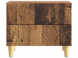 Bedside Table Old Wood 43 x 34.5 x 48 cm Engineered Wood 895001