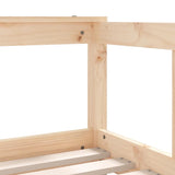 Kids Bed Frame 70x140 cm Solid Wood Pine 834426