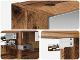 Bathroom Mirror Cabinet Old Wood 30 x 10.5 x 50 cm 889013