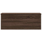 Storage Box Brown Oak 90x35x35 cm Engineered Wood 840687