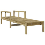 Sun Lounger 199.5x62x55 cm Impregnated Wood Pine 832542