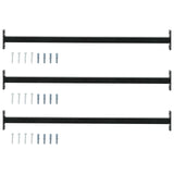 Adjustable Window Safety Bar 3 pcs 710 -1200 mm Steel Black 42031310