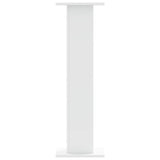 Speaker Stands 2 pcs White 30x30x95 cm Engineered Wood 852672