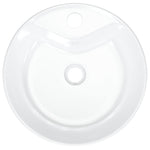 Wash Basin White 40x14.5 cm Ceramic Round 153339