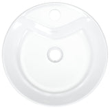 Wash Basin White 40x14.5 cm Ceramic Round 153339