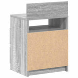 Bedside Cabinets 2 pcs with 2 Drawers Grey Sonoma 40x33x60 cm 858571