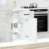 Kitchen Base Cabinet Kalmar Concrete Grey Engineered Wood 853471