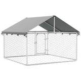 Outdoor Dog Kennel with Roof 200x200x150 cm 171498