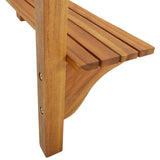 Balcony Bar Table 90x37x122.5 cm Solid Acacia Wood 310253