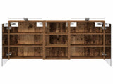 Bathroom Cabinet Set 3 pcs 116 x 16 x 62.5 cm Engineered wood 3403822