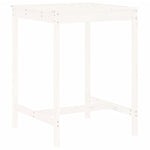 3 Piece Garden Bar Set White Solid Wood Pine 3157794