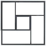 Garden Planter Anthracite 60 x 60 x 50 cm Cold-rolled Steel 873573