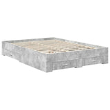 Bed Frame with Drawer with Headboard Manual Engineered Wood 3410313