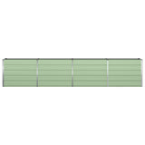 Planter Pastel Green 385 x 50 x 77 cm Galvanised Steel 42018261