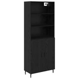 Highboard Black Oak 69.5 x 34 x 180 cm 3416139