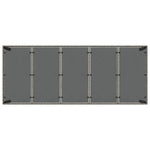 Garden Dining Set 11 pcs Grey Poly rattan 3334878