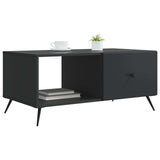 Coffee Table Black 90 x 50 x 40 cm Engineered Wood 895646