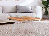 Table Top 50x50x2.5 cm Square Solid Wood Beech 355973