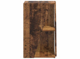 Side Shelf Old Wood 33 x 32 x 70.5 cm Engineered Wood 892415