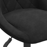 Bar Stool Black Velvet 335313