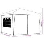 Party Tent 3x3 m Anthracite 45098