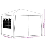 Party Tent 3x3 m Anthracite 45098