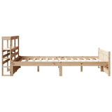Bed Frame with Headboard without Mattress 140x190 cm 3306013