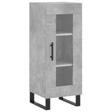 Sideboard Concrete Grey 34.5x34x90 cm Engineered Wood 828824