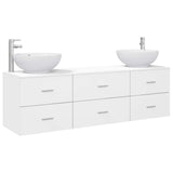 Bathroom Furniture Set 3 pcs White 49.5 x 44.5 x 65 cm 3405891