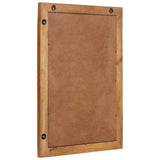 Wall Mirror Rectangular 70 x 50 cm Engineered Wood and Glass 4018111