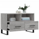 TV Cabinet Grey Sonoma 80x36x50 cm Engineered Wood 829002