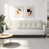 Back Pillow Cream 180 x 24 x 50 cm Velvet 42014583