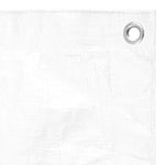 Tarpaulin 180 g/m² 4x8 m White HDPE 151585