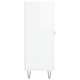 Sideboard High Gloss White 69.5x34x90 cm Engineered Wood 828038
