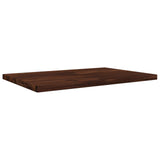 Rectangular Table Top 80 x 60 x 3.5 cm Rectangular Dark Brown 938269