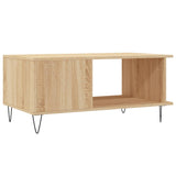 Coffee Table Sonoma Oak 90x50x40 cm Engineered Wood 829487