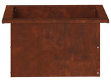 Garden Planter with LED 2 pcs Rusty 30 x 40 x 30 cm 8008083